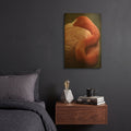 'Caribbean Flamingo I' By Debra Van Swearingen Gold Metal Wall Art