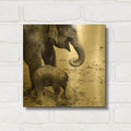 'Mother and Daughter' By Debra Van Swearingen Gold Metal Wall Art
