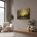 'The Bean Chicago BW' By Debra Van Swearingen Gold Metal Wall Art