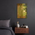 'Sprouting Ginkgo III' By Debra Van Swearingen Gold Metal Wall Art
