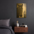 'Heres Looking at You I' By Debra Van Swearingen Gold Metal Wall Art