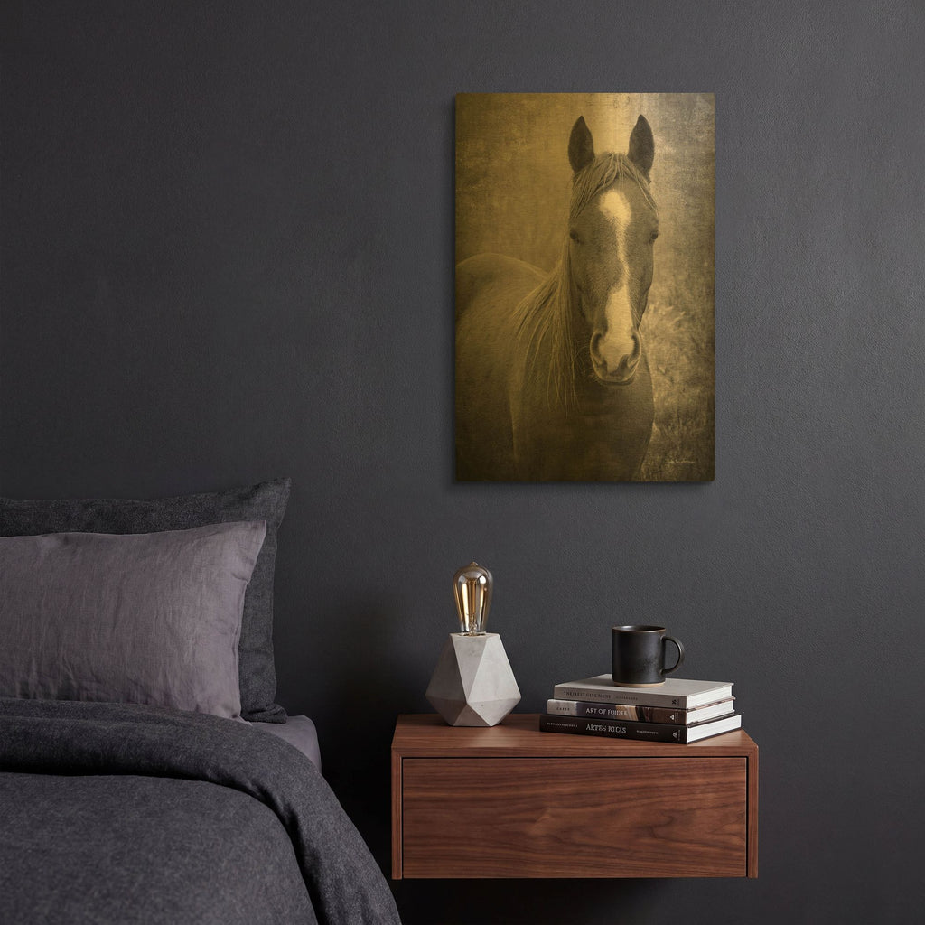 'Heres Looking at You II' By Debra Van Swearingen Gold Metal Wall Art