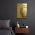 'On The Half Shell' By Debra Van Swearingen Gold Metal Wall Art