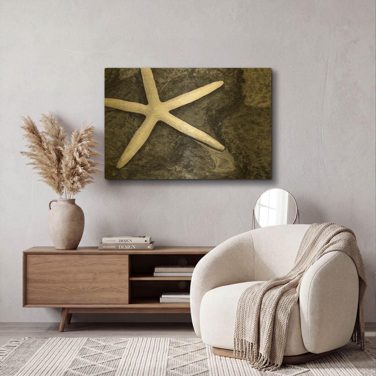 'Explore' By Debra Van Swearingen Gold Metal Wall Art