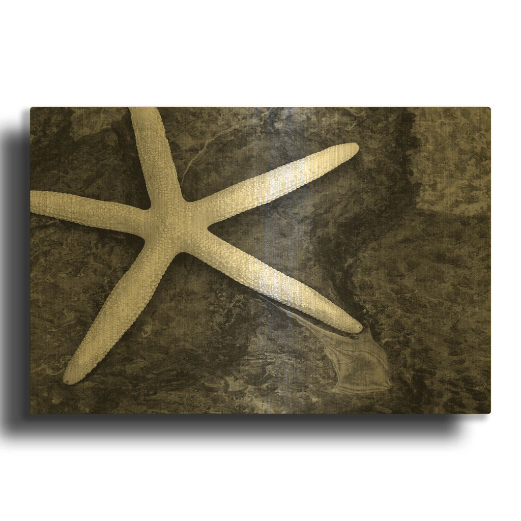 'Explore' By Debra Van Swearingen Gold Metal Wall Art