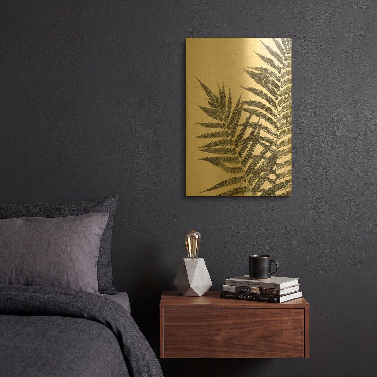 'Aspire' By Debra Van Swearingen Gold Metal Wall Art