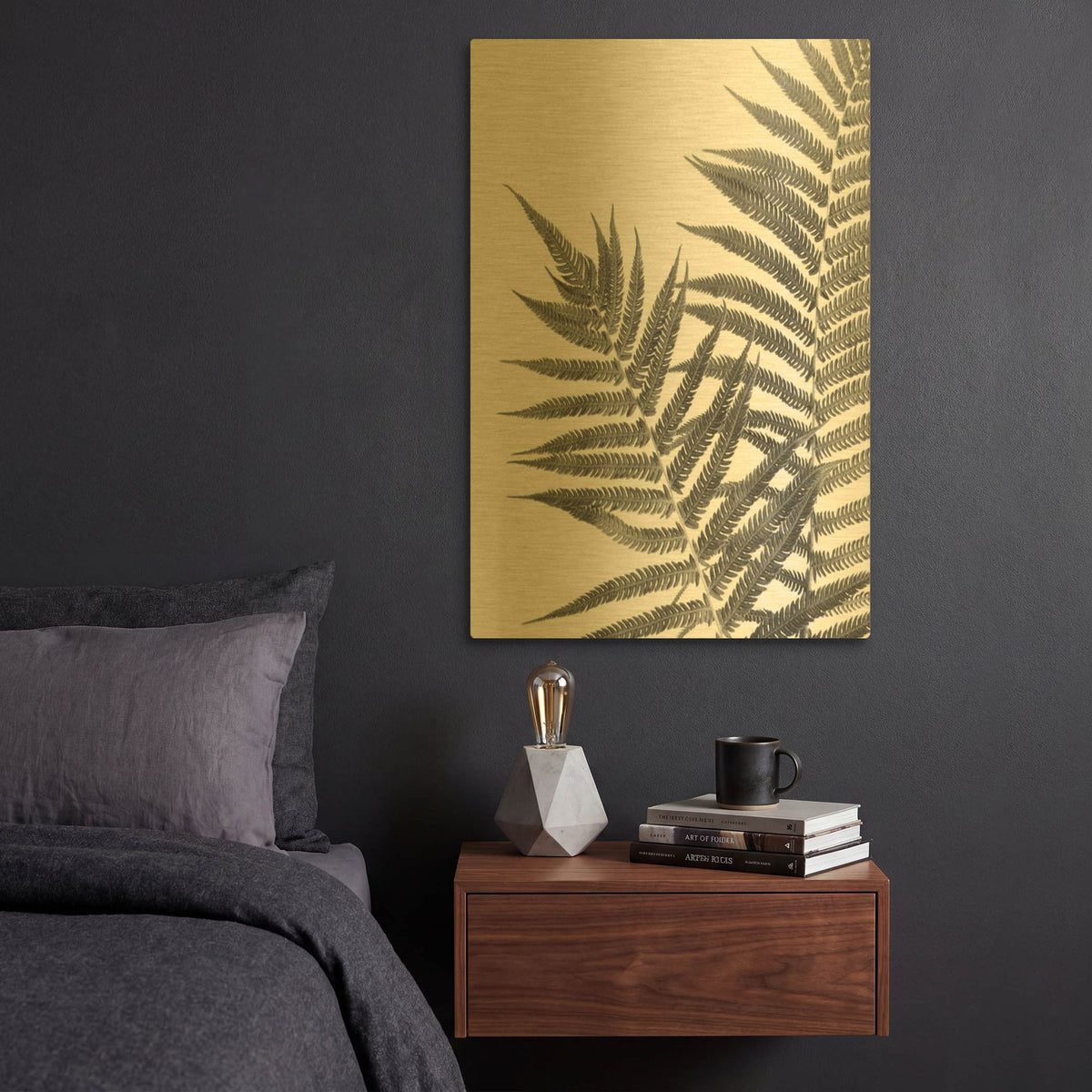 'Aspire' By Debra Van Swearingen Gold Metal Wall Art