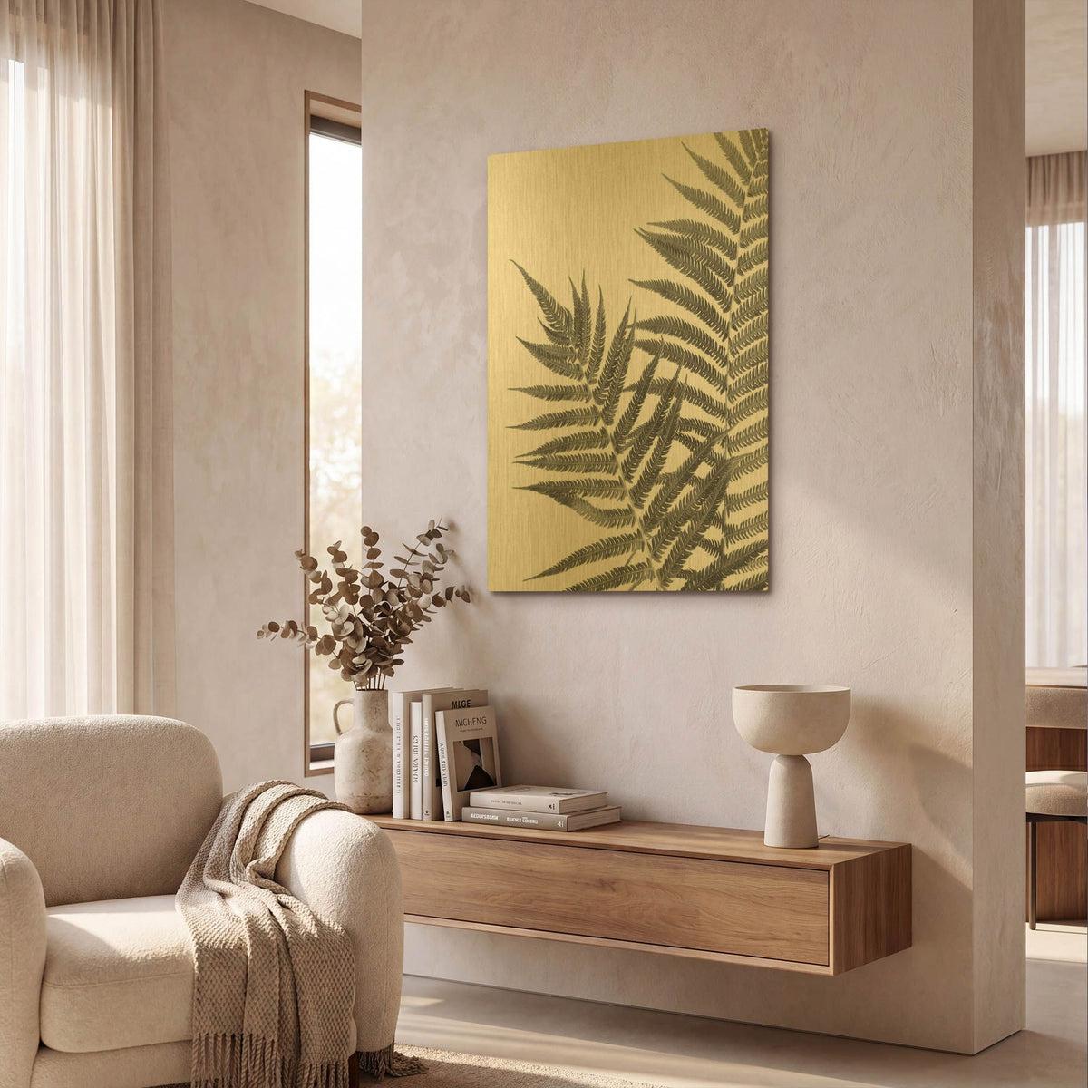 'Aspire' By Debra Van Swearingen Gold Metal Wall Art
