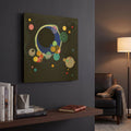 'Several Circles' By Wassily Kandinsky Gold Metal Wall Art