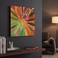 'Flower 16' By Shandra Smith Gold Metal Wall Art