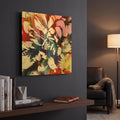 'Flower Power' By Shandra Smith Gold Metal Wall Art