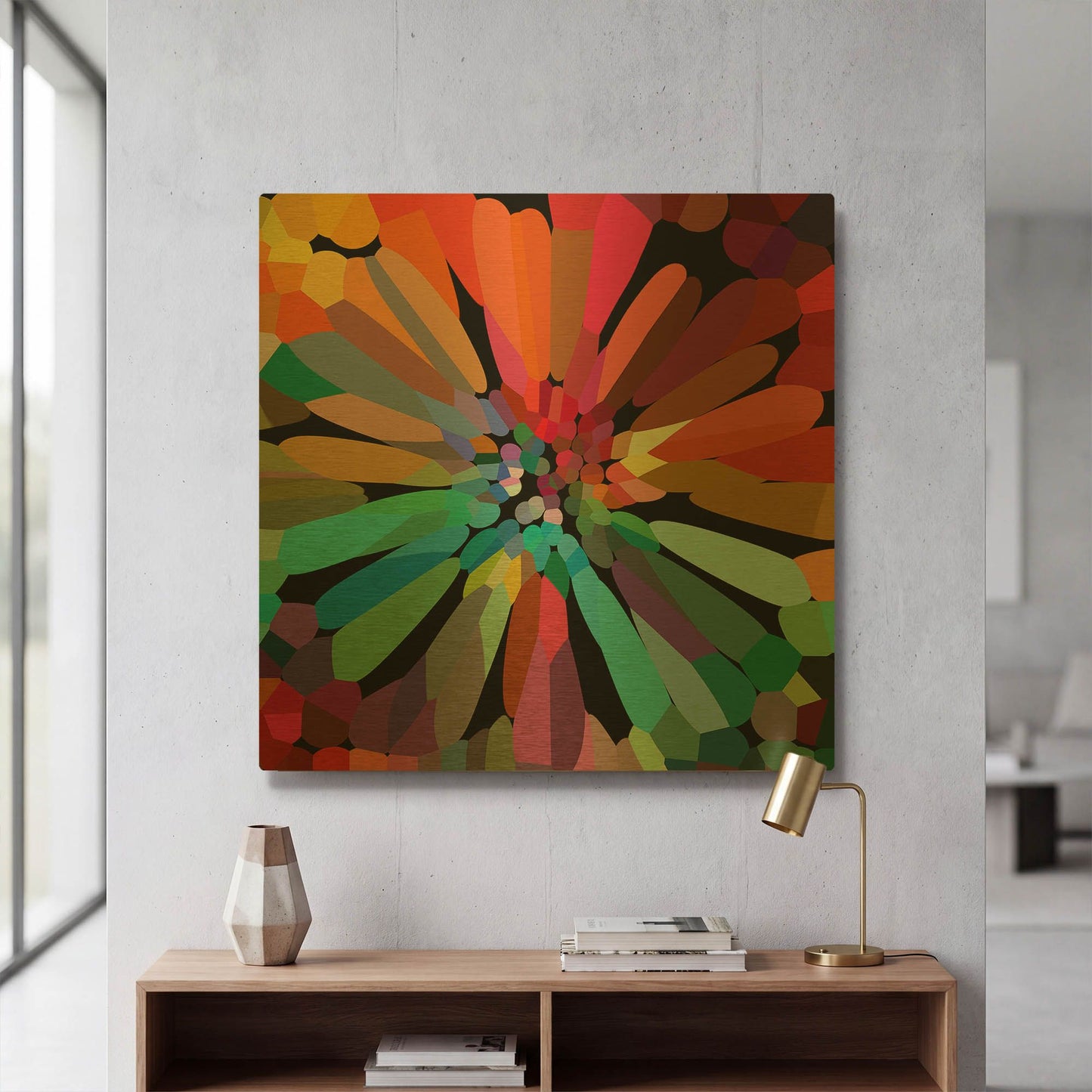 'Flower' By Shandra Smith Gold Metal Wall Art