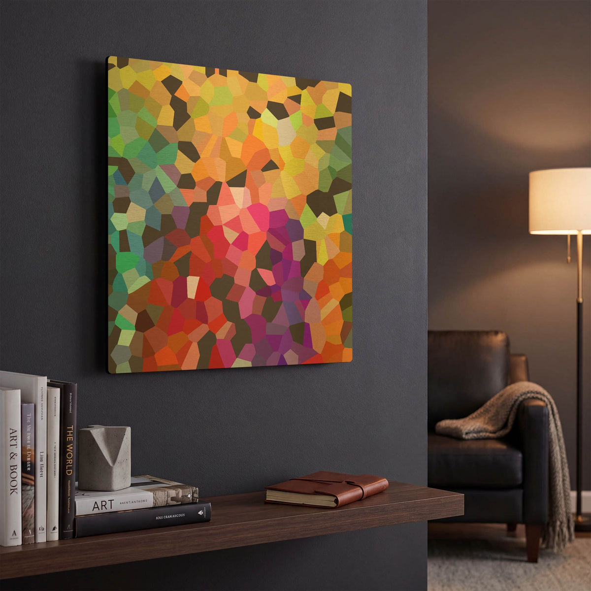 'Fooling Around' By Shandra Smith Gold Metal Wall Art