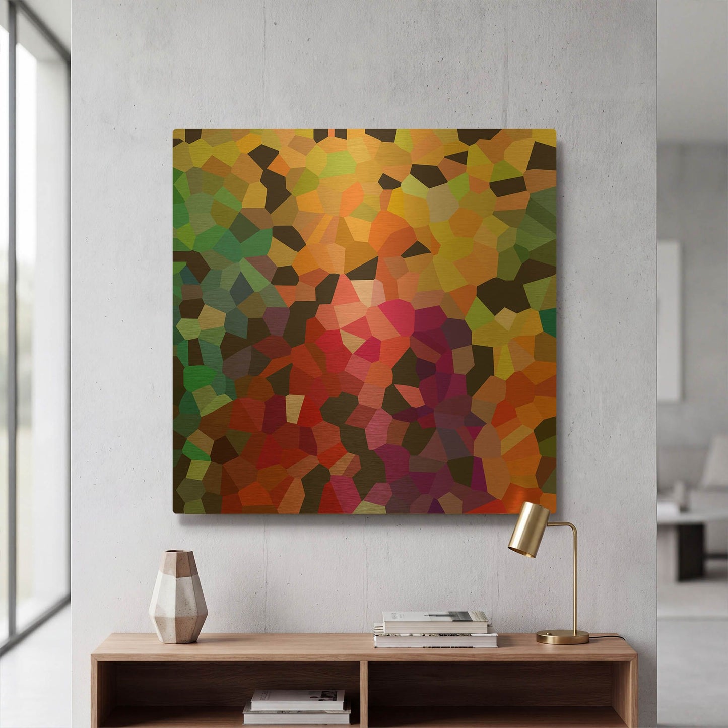 'Fooling Around' By Shandra Smith Gold Metal Wall Art
