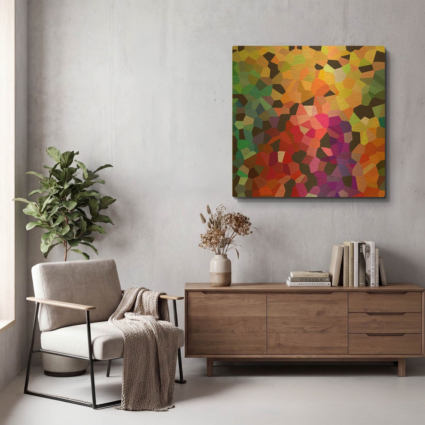 'Fooling Around' By Shandra Smith Gold Metal Wall Art