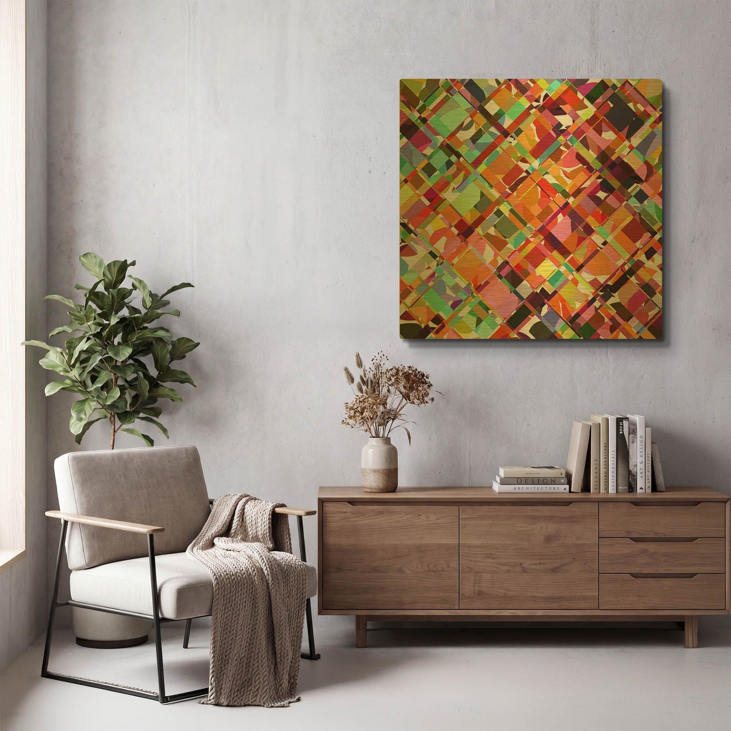'Give it Time' By Shandra Smith Gold Metal Wall Art