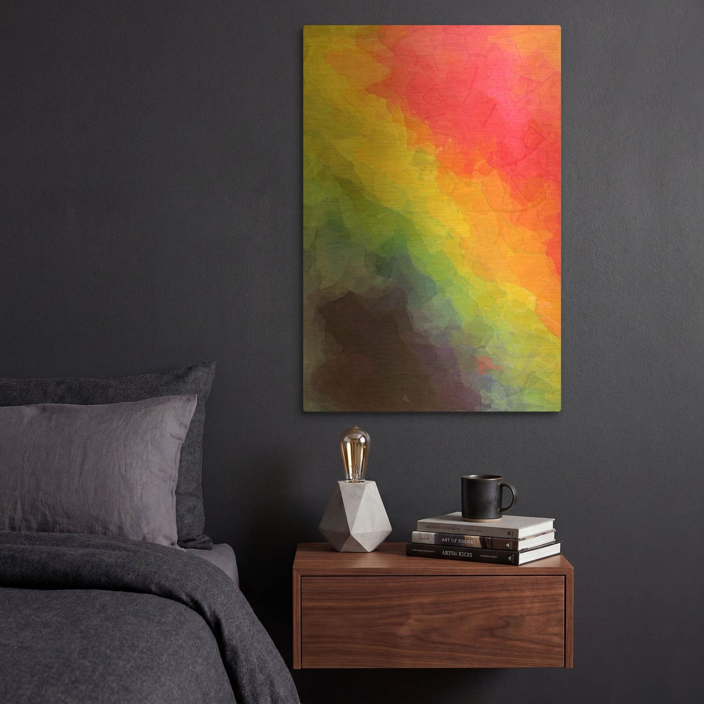 'Joyful' By Shandra Smith Gold Metal Wall Art