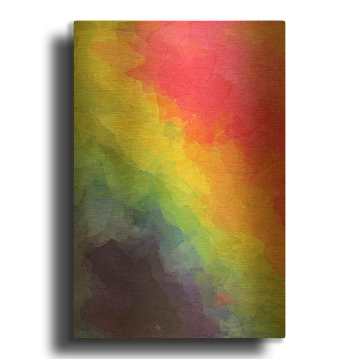 'Joyful' By Shandra Smith Gold Metal Wall Art