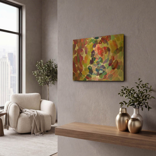 'Meditation' By Shandra Smith Gold Metal Wall Art