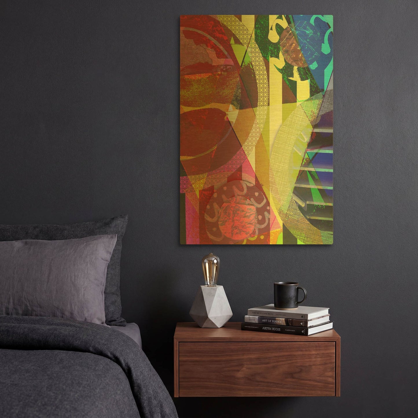 'Perky 1' By Shandra Smith Gold Metal Wall Art