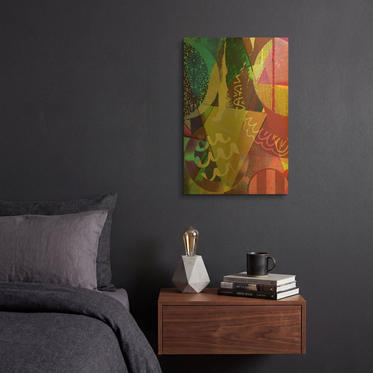 'Perky 2' By Shandra Smith Gold Metal Wall Art