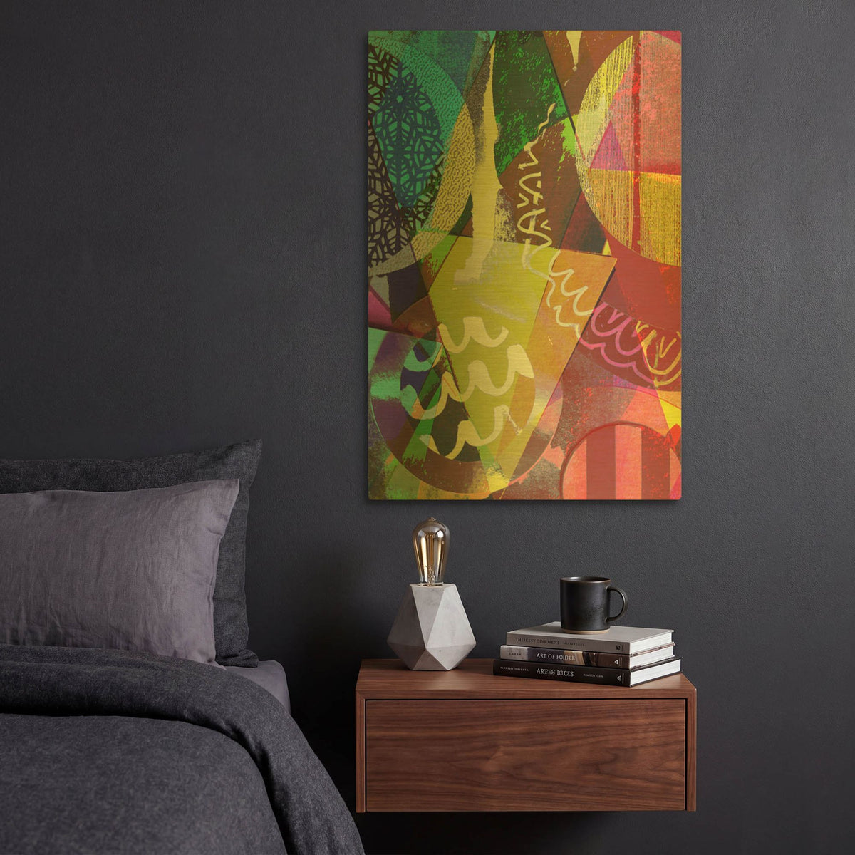 'Perky 2' By Shandra Smith Gold Metal Wall Art