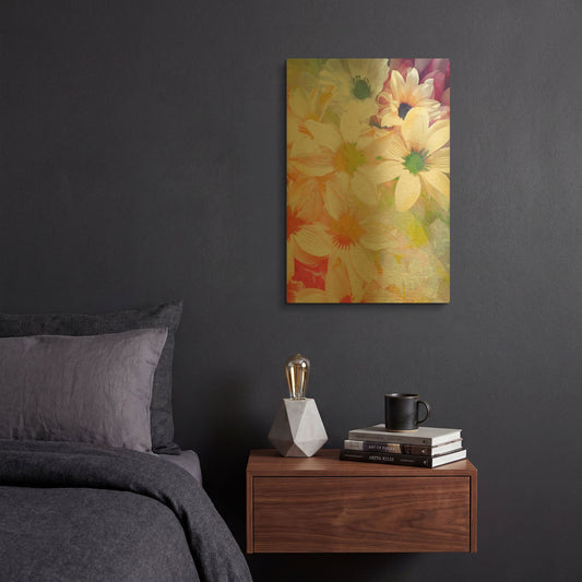 'Summer Days' By Shandra Smith Gold Metal Wall Art