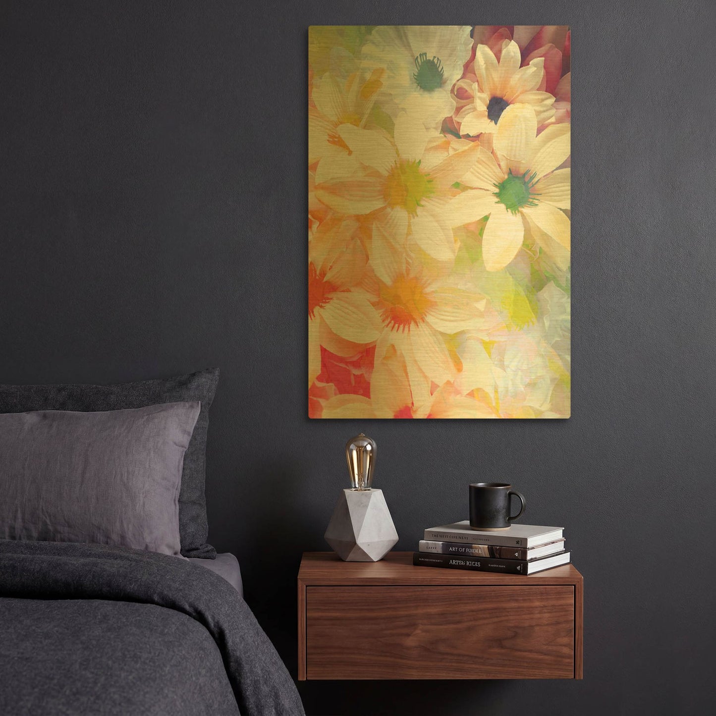 'Summer Days' By Shandra Smith Gold Metal Wall Art