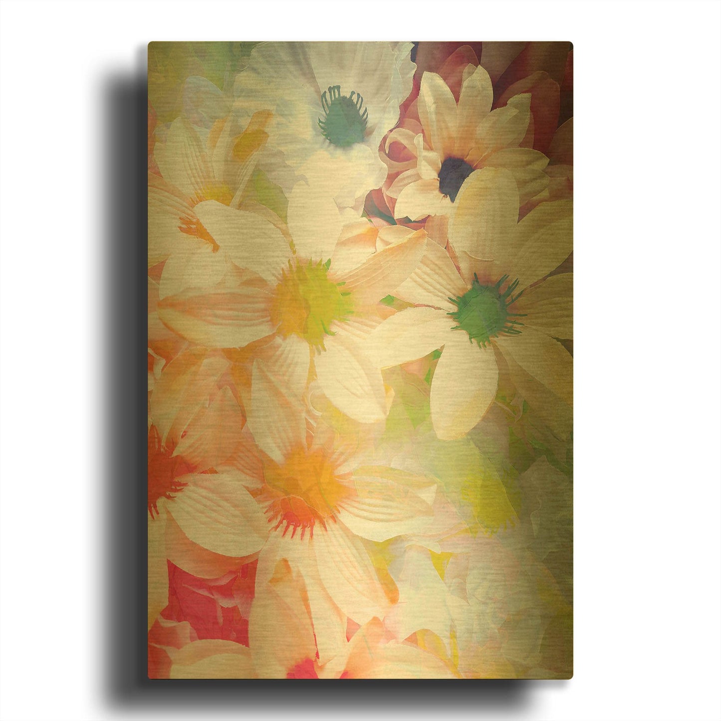 'Summer Days' By Shandra Smith Gold Metal Wall Art