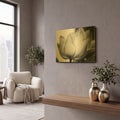 'Translucent Tulips VI' By Debra Van Swearingen Gold Metal Wall Art