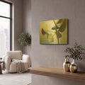 'Delicate Ginkgo' By Debra Van Swearingen Gold Metal Wall Art