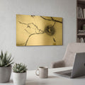 'Nest and Branch II' By Debra Van Swearingen Gold Metal Wall Art