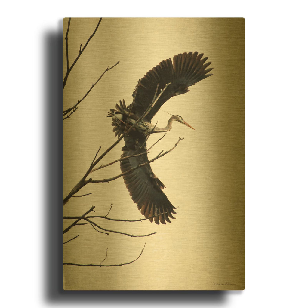 'Grace' By Debra Van Swearingen Gold Metal Wall Art