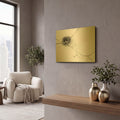 'Nest and Branch I' By Debra Van Swearingen Gold Metal Wall Art