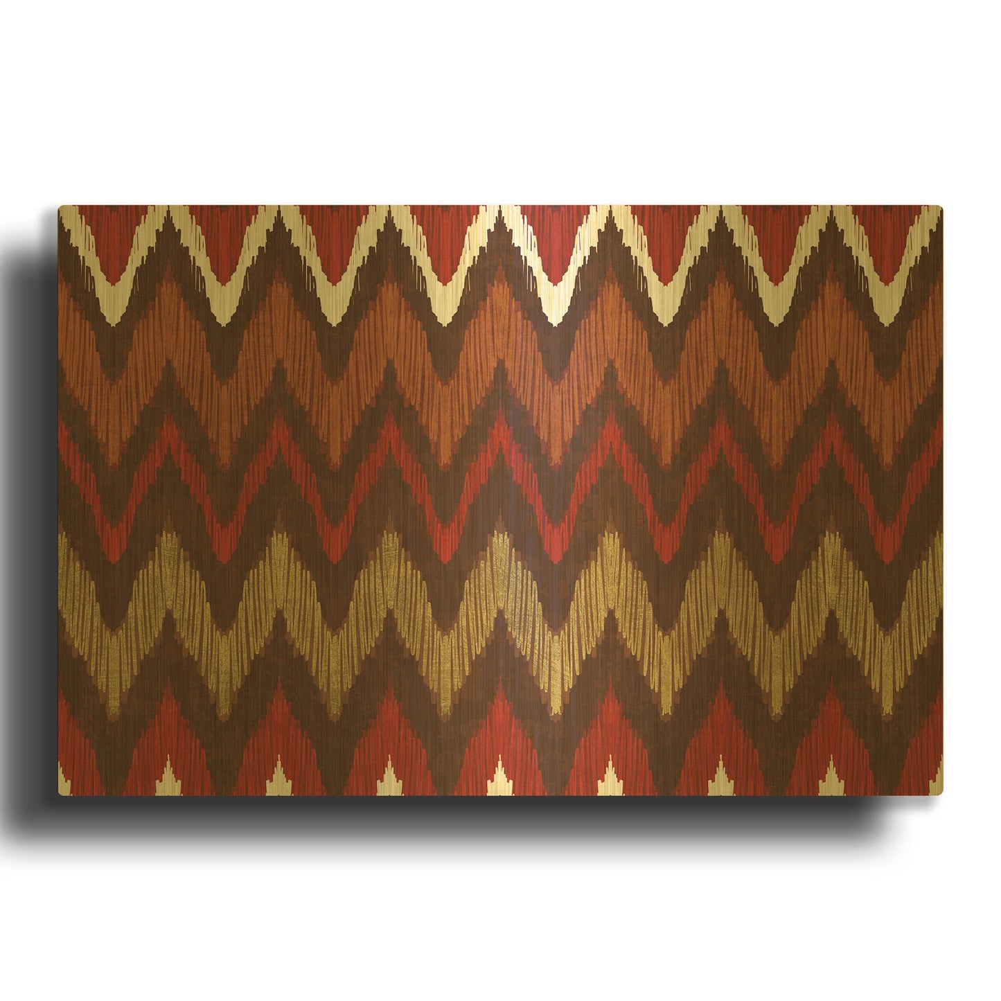 'Fresh Coffee Step 03B' By Veronique Charron Gold Metal Wall Art