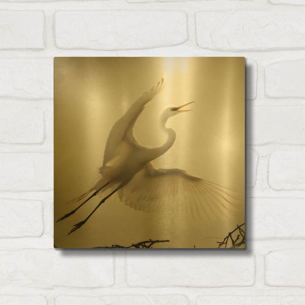 'Emergence' By Debra Van Swearingen Gold Metal Wall Art