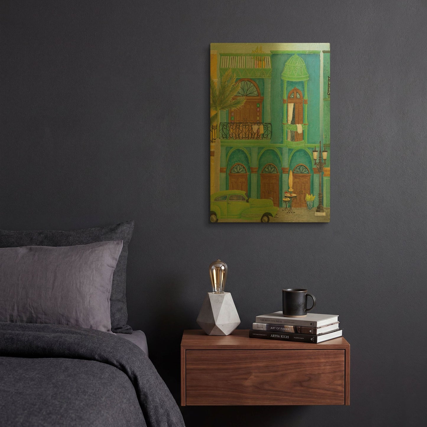 'Havana IV' By Elyse DeNeige Gold Metal Wall Art