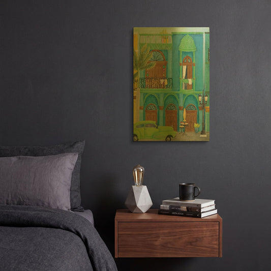 'Havana IV' By Elyse DeNeige Gold Metal Wall Art