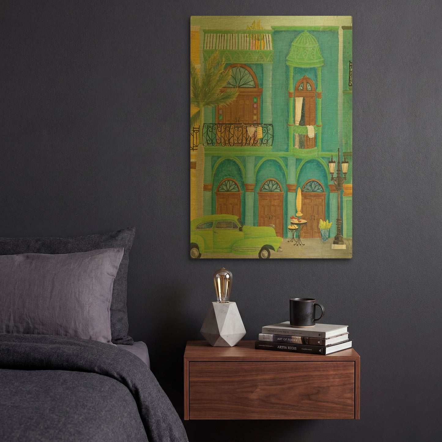 'Havana IV' By Elyse DeNeige Gold Metal Wall Art