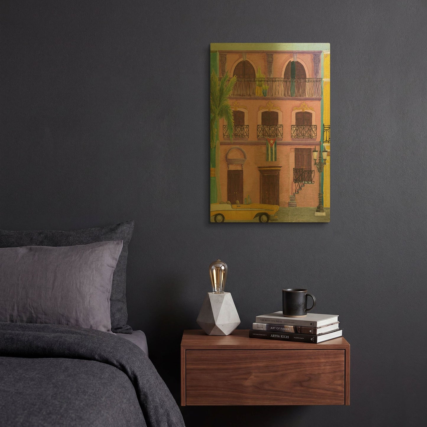 'Havana II' By Elyse DeNeige Gold Metal Wall Art