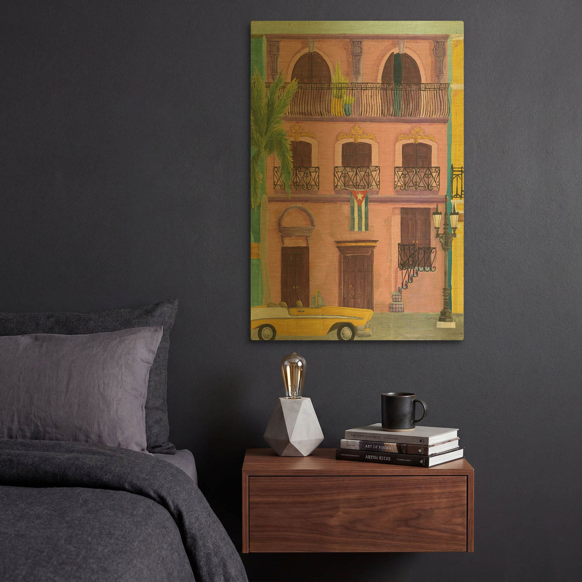 'Havana II' By Elyse DeNeige Gold Metal Wall Art