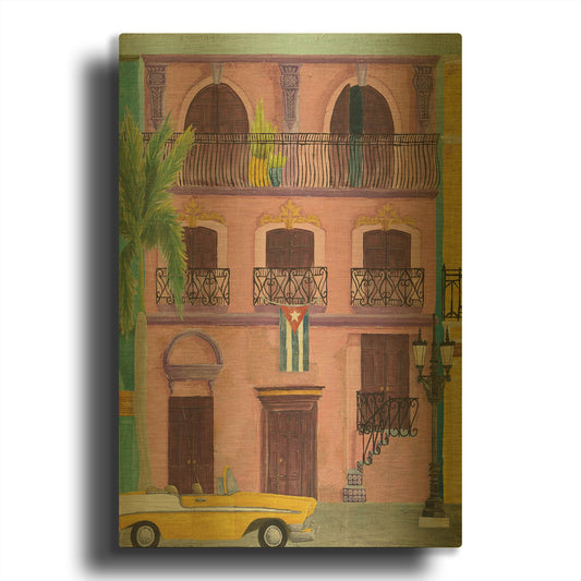 'Havana II' By Elyse DeNeige Gold Metal Wall Art