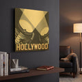 'Hollywood' By Marco Fabiano Gold Metal Wall Art