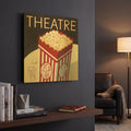 'Theatre' By Marco Fabiano Gold Metal Wall Art