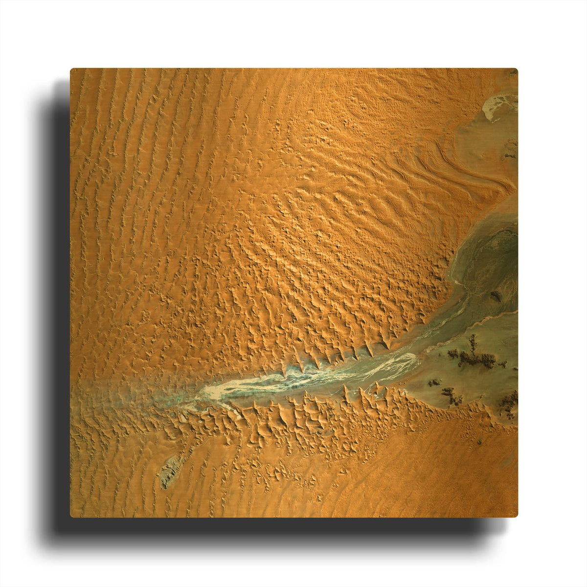 'Earth as Art Namib Desert' By NASA Earth As Art Gold Metal Wall Art