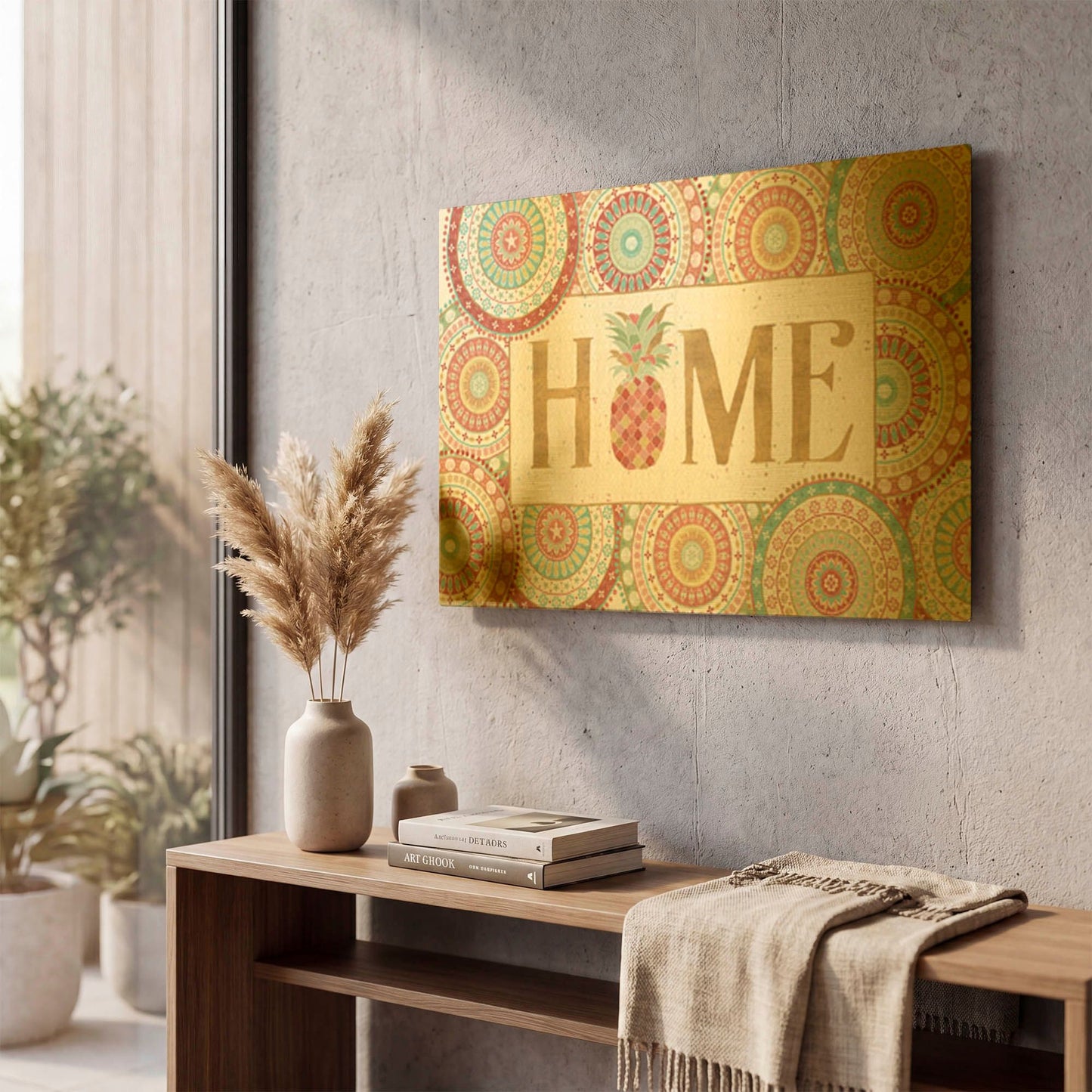'Gulf Stream VII' By Veronique Charron Gold Metal Wall Art