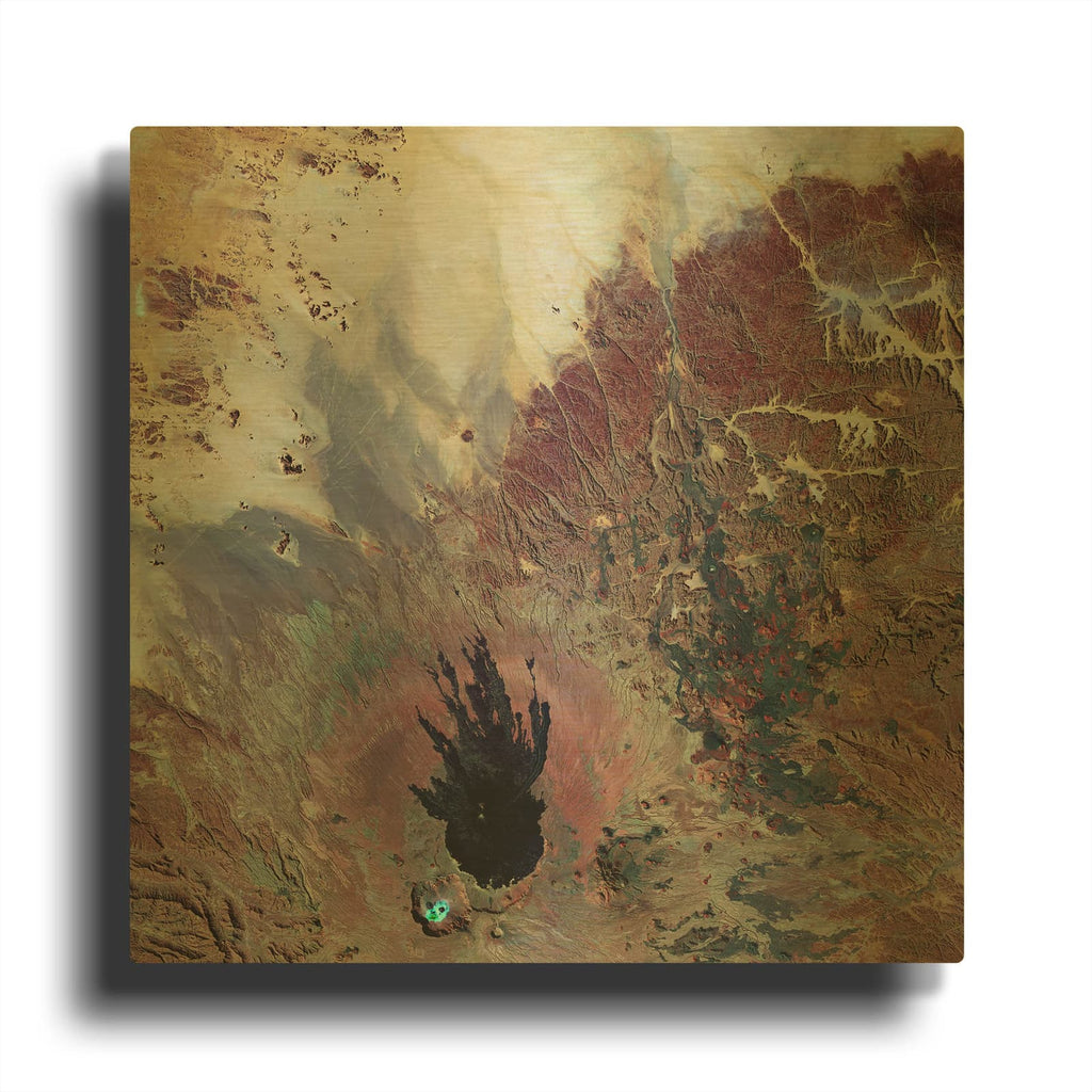'Earth as Art The Watcher,' By NASA Earth As Art Gold Metal Wall Art