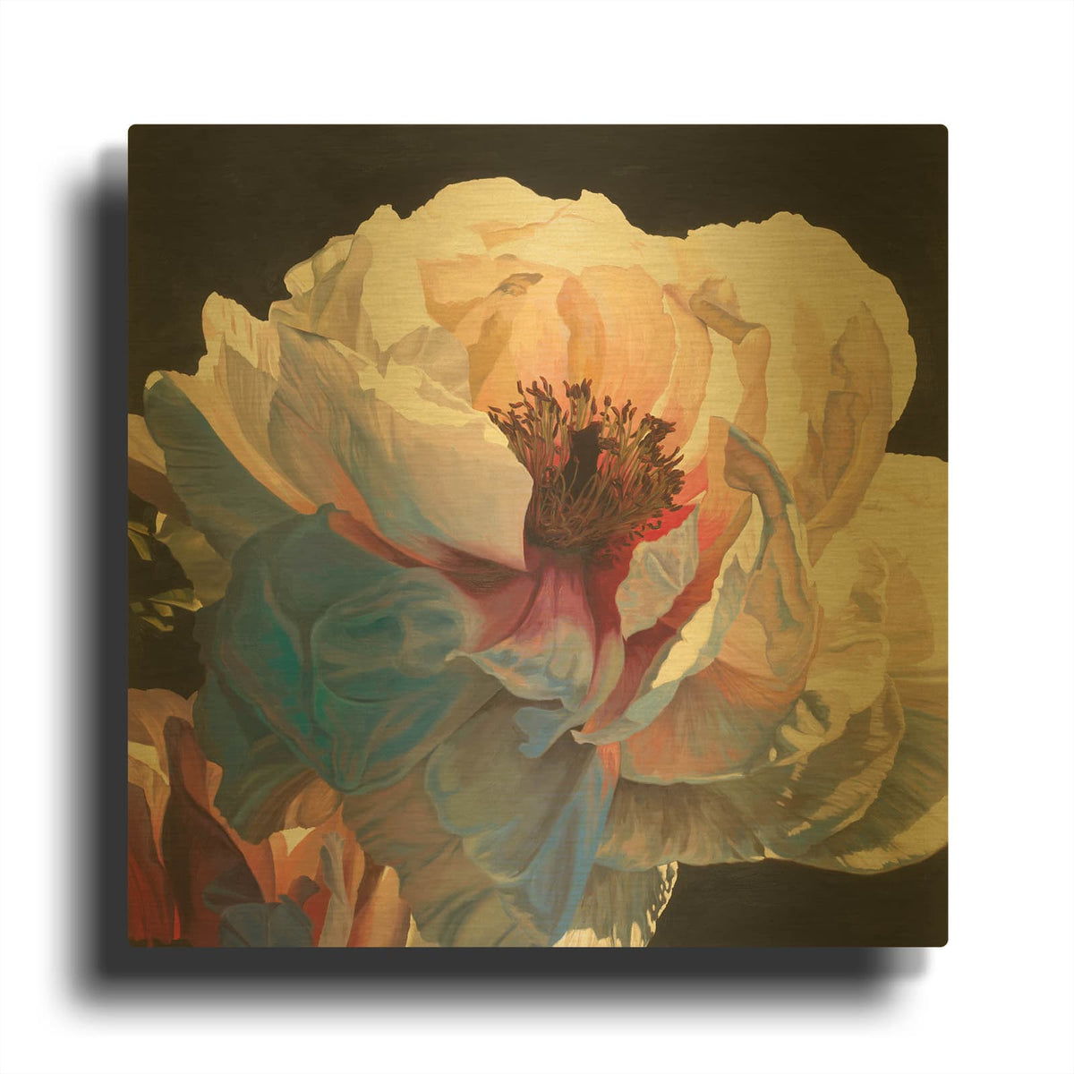 'Morning Glow I' By James Wiens Gold Metal Wall Art