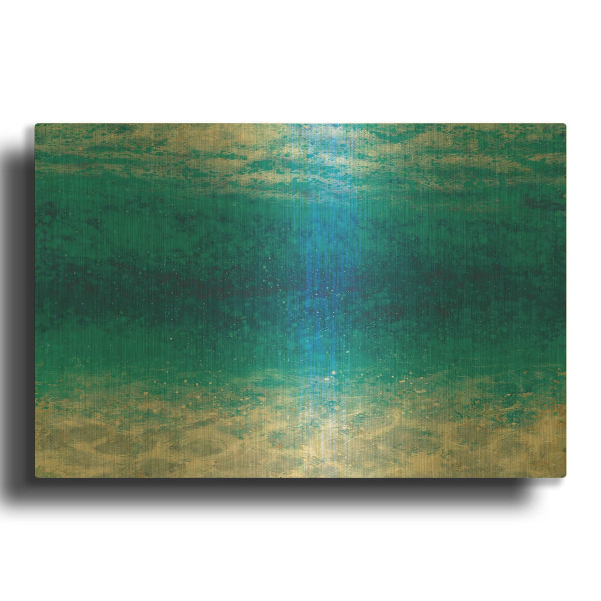 'Underwater I' By James Wiens Gold Metal Wall Art