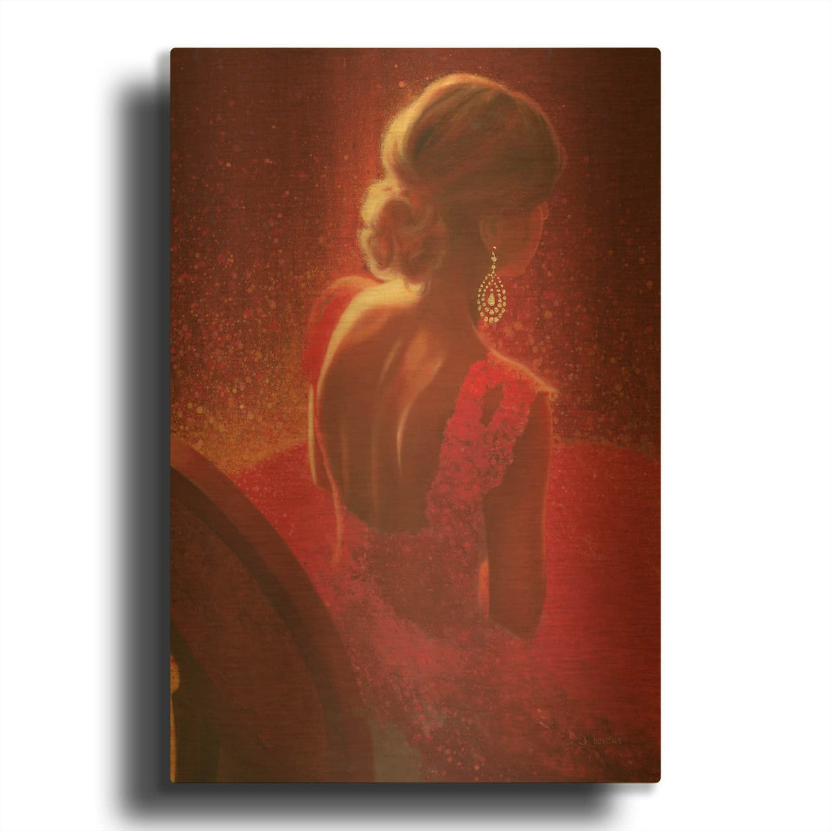 'Before the Opera' By James Wiens Gold Metal Wall Art
